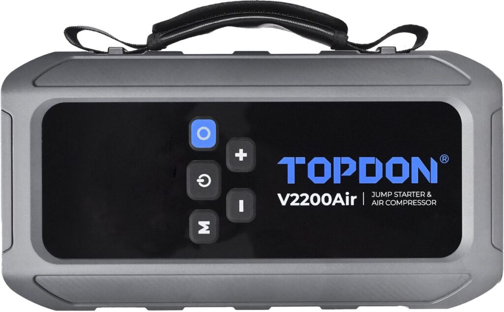 TOPDON V2200 Air startbooster voor diesel met compressor