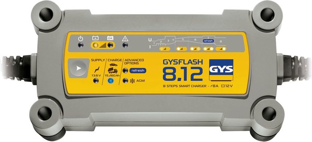 GYS GYSFLASH 8.12 automatische 8A acculader