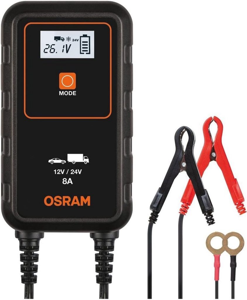 OSRAM BATTERYcharge 908 8A acculader voor 12V en 24V